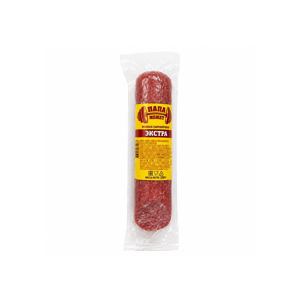 Экстра с/к в/у 250 гр. 1/8 ПАПА МОЖЕТ