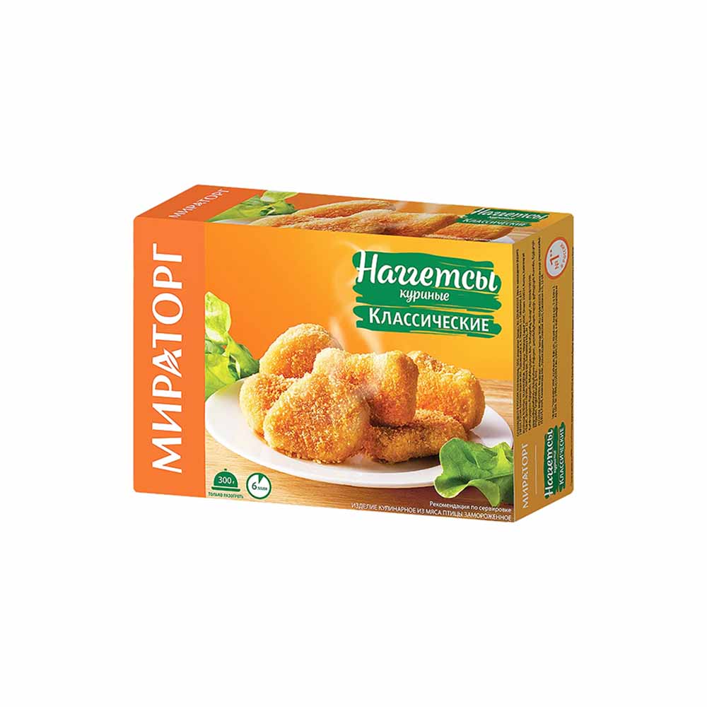 Наггетцы Мираторг 1 пачка 1,5 кг 1/6*