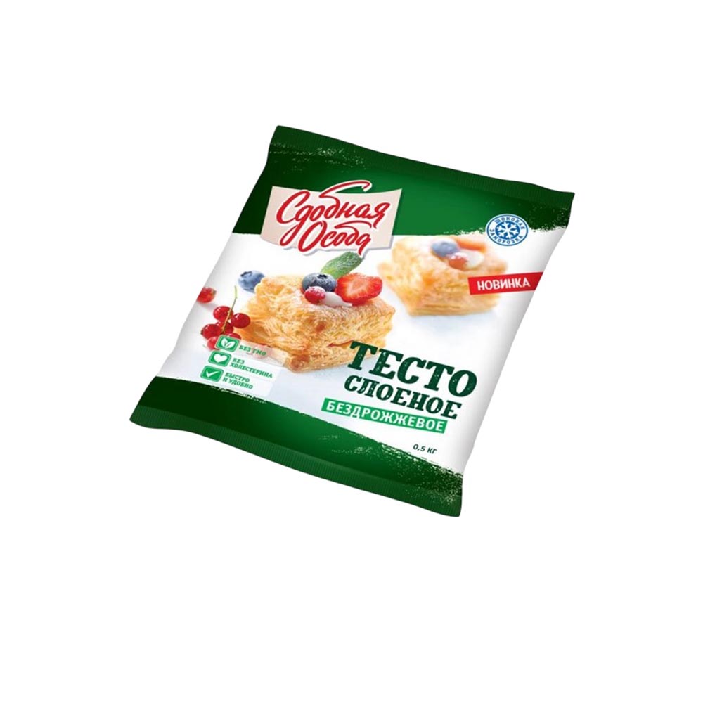 Тесто бездрож 1/16 0,500 ГР, шт