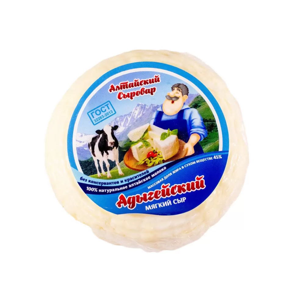 Адыгейский мягкий  Алтайский сыровар 0,3 кг
