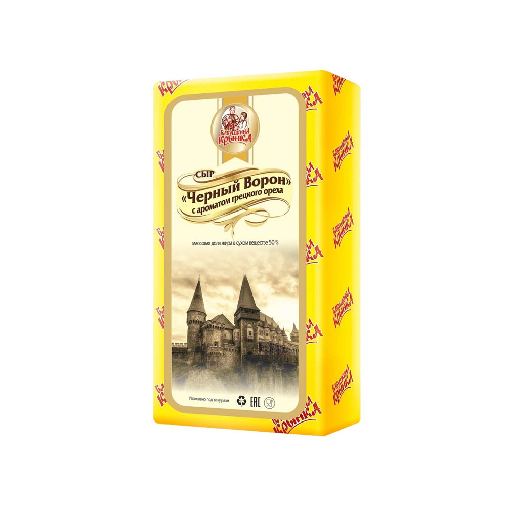 Черный Ворон 50% с аромат. грец.ореха Брус (4*4,5кг) Бабушкина Крынка*