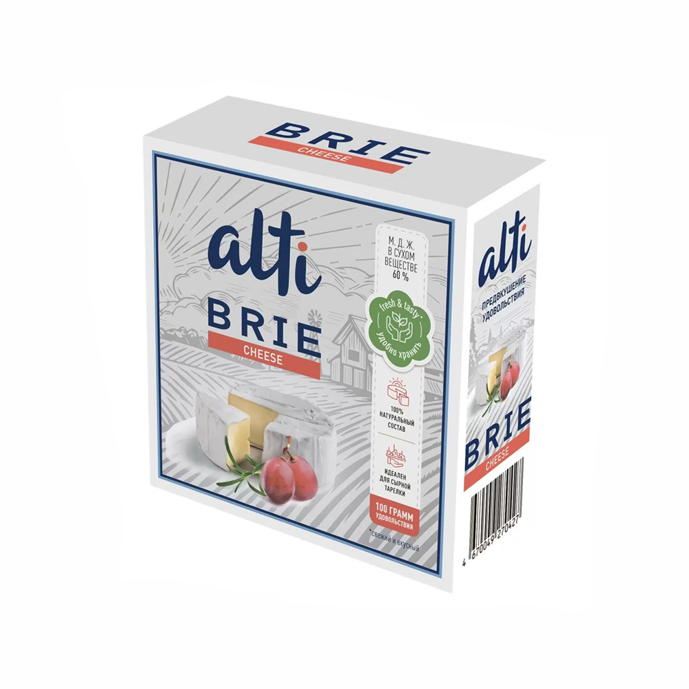 Бри 60% марка Alti 100гр.*7 шт.*, шт